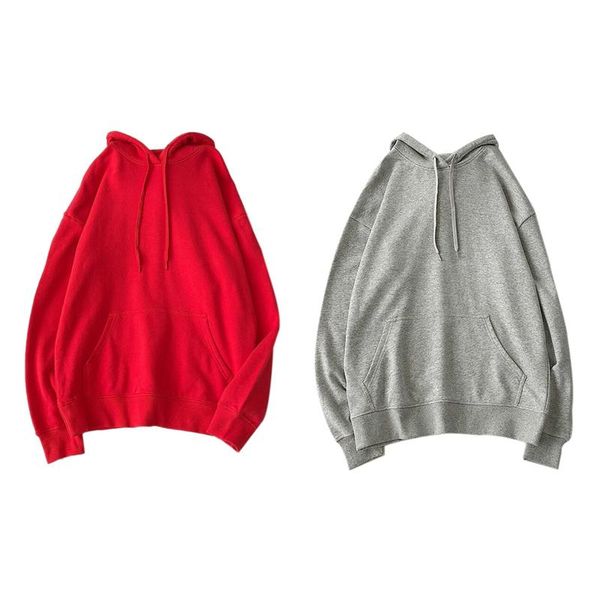 women's hoodies & sweatshirts 2pcs women winter warm oversized couple harajuku hooded men hoody xxxl red light gray, Black